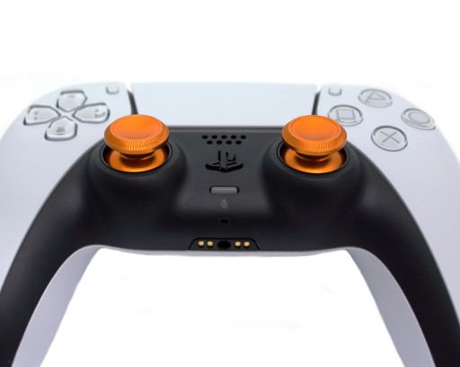 IRIS 2 gombíky 2 x hliníkový hríbik pre analógový pad PS5, modrý