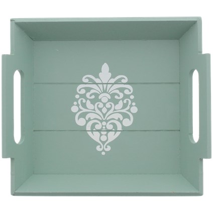 KRÁSNY okrúhly KOVOVÝ TANIER S GLAMOUR ZLATÝM VZOROM 15x15cm