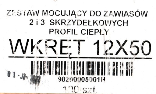 UPEVŇOVACIA SADA PRE PÁNTY JOCER, TEPLÝ PROFIL