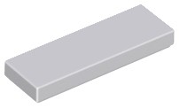 LEGO TILE 63864 TILE 1x3 svetlosivá NOVINKA (1g)