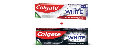 Colgate Adv White sada zubnej pasty 2x75 ml