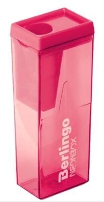 Orezávač NeonBox, 1 otvor, nádoba, mix farieb Berlingo