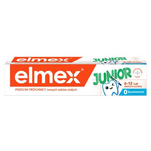 ELMEX JUNIOR 6-12 rokov zubná pasta, 75 ml