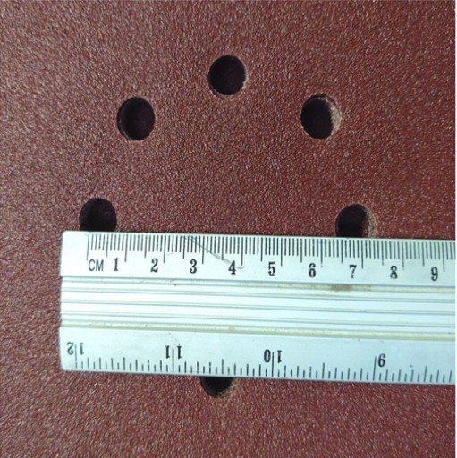 Brúsne kotúče na suchý zips 225 mm GR P 240 - 10 ks otvorov s otvormi PEX