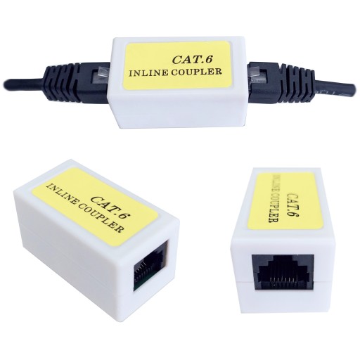 KONEKTOR RJ45 SIEŤOVÝ KONEKTOR Adaptér RJ45 CAT 6
