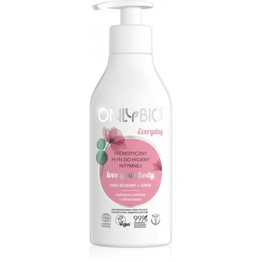 Prebiotický tekutý prípravok na intímnu hygienu na každodenné použitie 250 ml