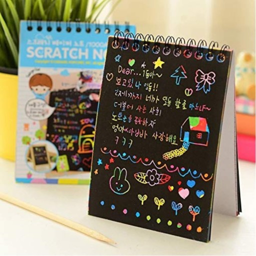 Vyfarbovacia stieracia strana SCRATCH-PAGE karty 10x14
