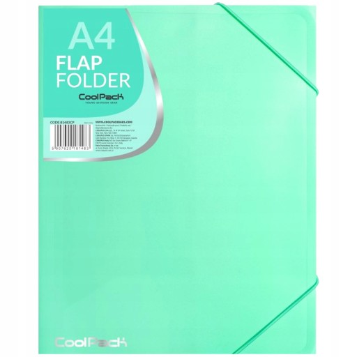 COOLPACK PASTEL A4 ZLOŽKA ZMAZANÝCH SÚBOROV - MÄTA