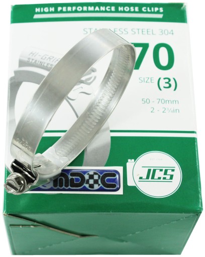 HI-GRIP JCS Svorka 50-70mm 304 remienok z nehrdzavejúcej ocele