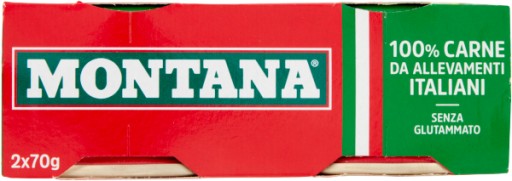 Talianska mäsová konzerva MONTANA CARNE 70X2 140 GR