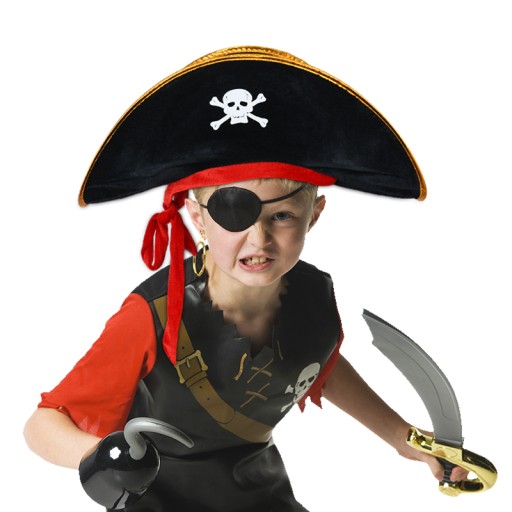 Čiapka PIRÁT CAPTAIN pirátska čiapka 48CM