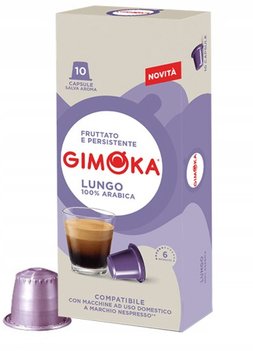Lungo kapsule pre Nespresso Gimoka 10 kusov