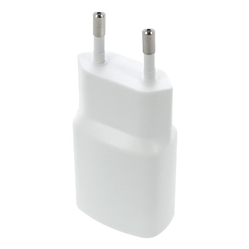 Napájací adaptér nabíjačka EU zástrčka USB-A biela