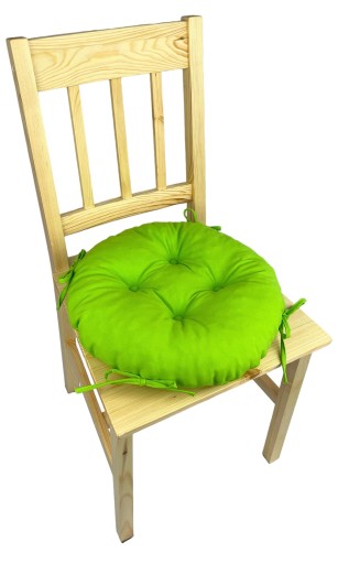 Vankúš na stoličku, 35 cm, SVETLOZELENÝ KRUH