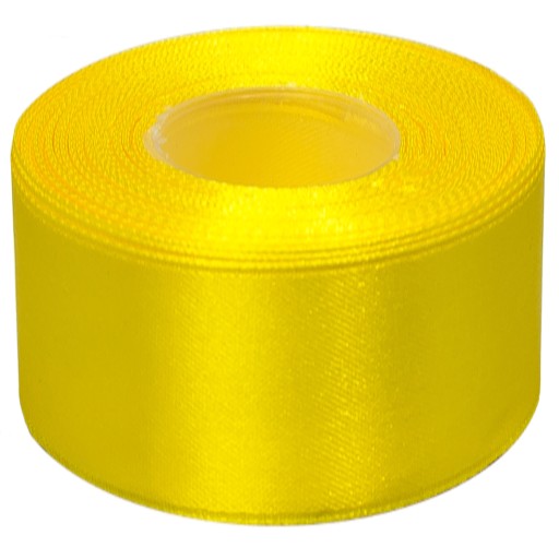 Saténová stuha 50mm 27mb ŽLTÁ