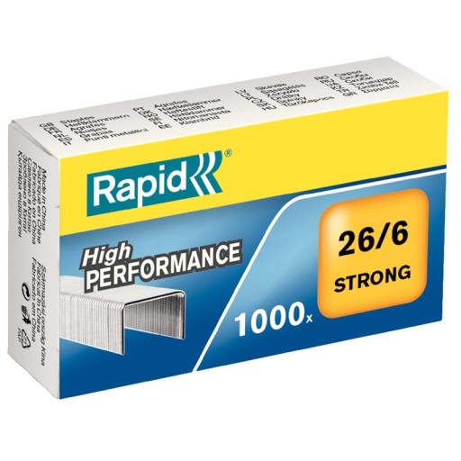 ZOŠÍVAČKY RAPID STRONG 26/6 1000 KS