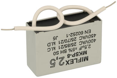 ŠTARTOVACÍ KONDENZÁTOR PRE VENTILÁTOROV 2,5uF/400V