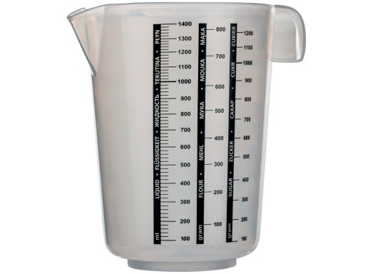 Odmerka 1,4l odmerka na tekutiny a prášky