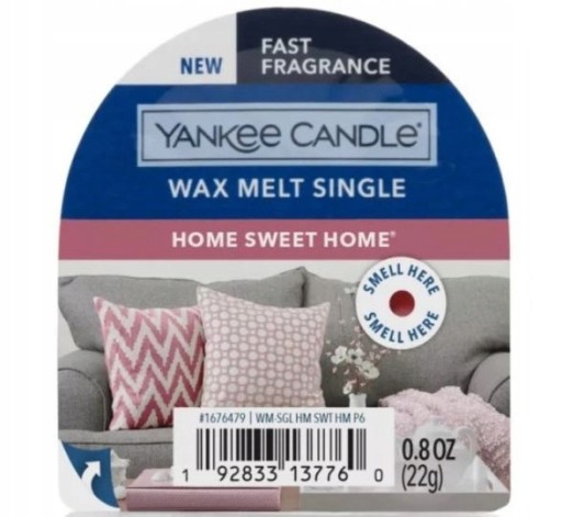 Yankee Candle Wax Home Sweet Home 22g