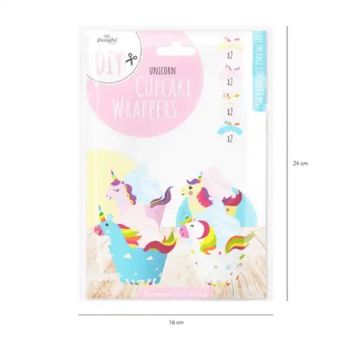 Vložky do košíčkov MUFFINS MUFFINS Unicorn