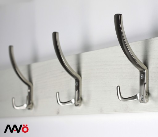 VEŠIAK NA OBLEČENIE NÁSTENNÝ VEŠIAK NA OBLEČENIE TROJITÝ INOX NÁBYTOK