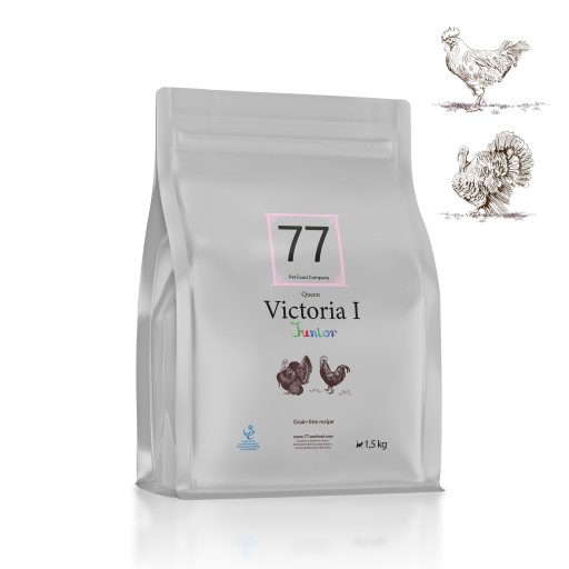 Vzorka krmiva pre mačky Junior Victoria I 77