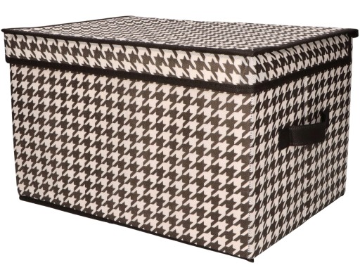 Textilný ORGANIZÉR BOX 40 x 30 x 25 cm s vekom - na ŠATNÍK