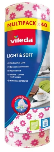 VILEDA LIGHT&SOFT UNIVERZÁLNE LÁTKY 40 KS
