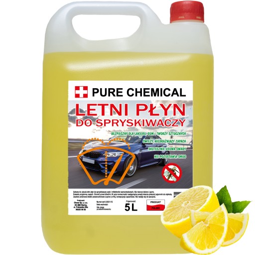 SUMMER FLUID WASHER FLUID 5L citrónová vôňa