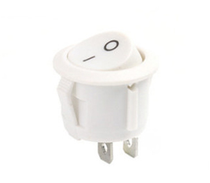 MINI NÁBYTOKOVÝ SPÍNAČ 250V 50Hz 2A BIELY