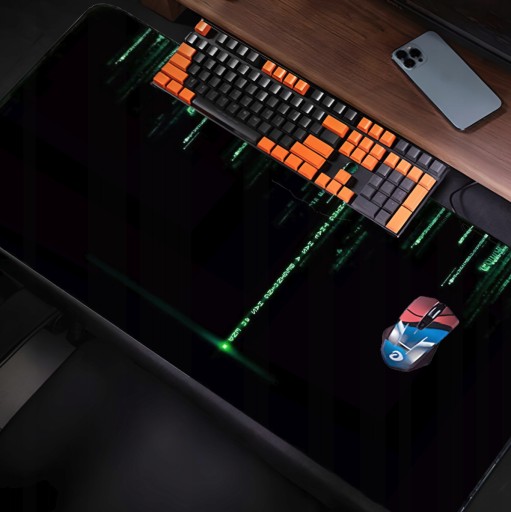 HERNÁ PODLOŽKA POD MYŠ NA STOL XXL 90X40 VEĽKÝ KÓD MATRIX EDGE