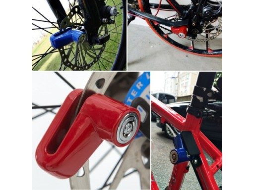 ZÁMKA BRZDOVÉHO KOTÚČA, ZÁMKA MOTOROVÉHO BICYKLA