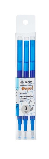 ASTRA OOPS REFILL 3 kusy Stierateľné Stierateľné pre perá UNIVERZÁLNE