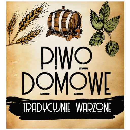 50X SAMOLEPIACIE ETIKETY NA DOMÁCE PIVO
