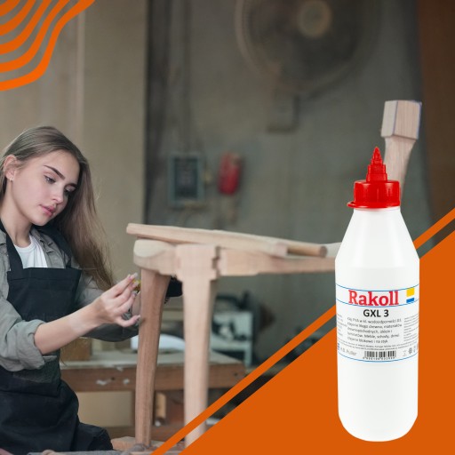 Lepidlo RAKOLL GXL-3 0,5kg 500g drevo vodotesné D3 MDF OSB lisy na dyhu