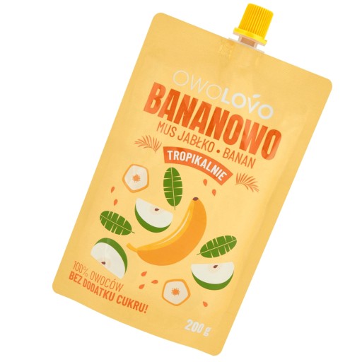 OWOLOVO jablková banánovo ovocná pena 200g. TROPICKÝ