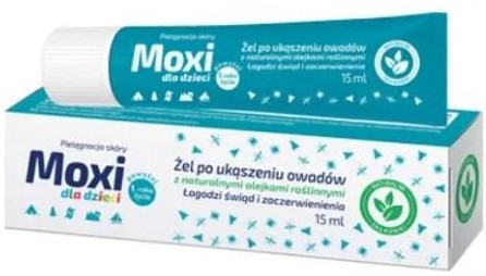 MOXI gél na štípanie hmyzom pre deti, 15 ml