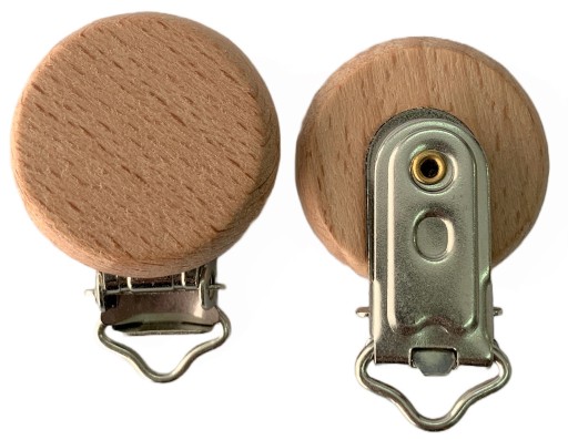 Drevený klip na cumlík 30mm BUK