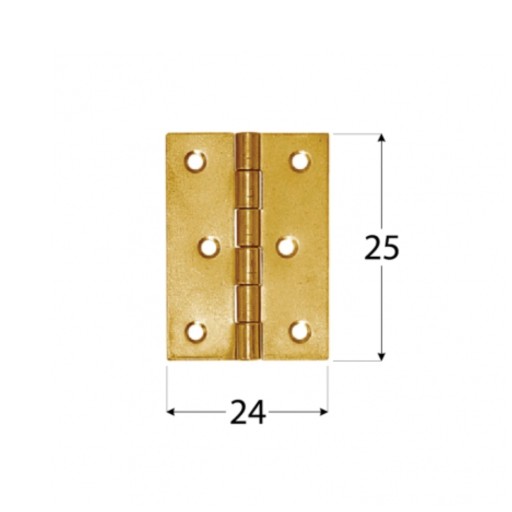 Pletený pánt 25x24x1,0mm 4 ks. ZS 25 DMX 80111