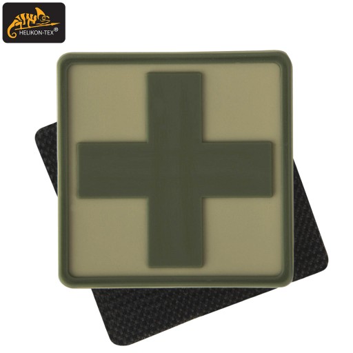 Nášivka Emblém HELIKON Medic PVC Khaki