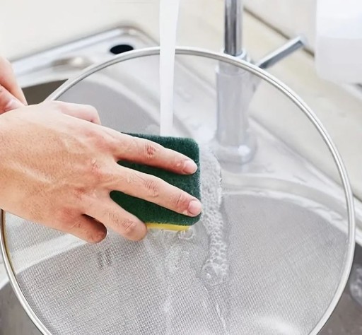 Sitko Sitko na panvicu, 29 cm, nerezová ochrana proti mastnote Koko
