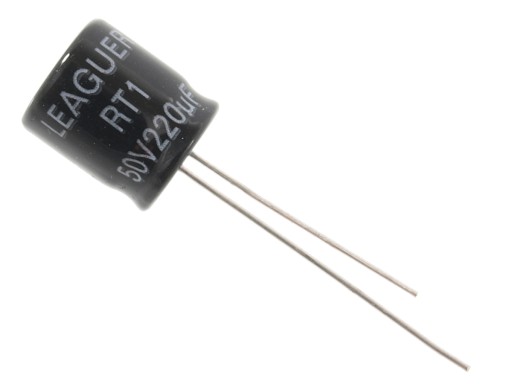 Elektrolytický kondenzátor 220uF 50V 10x12mm 3ks