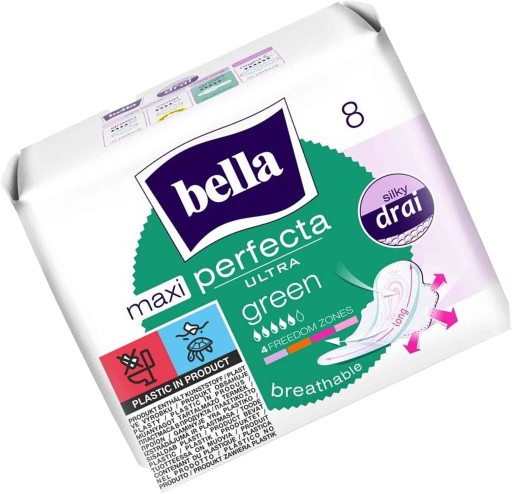 BELLA PERFECTA MAXI ZELENÉ hygienické vložky `9