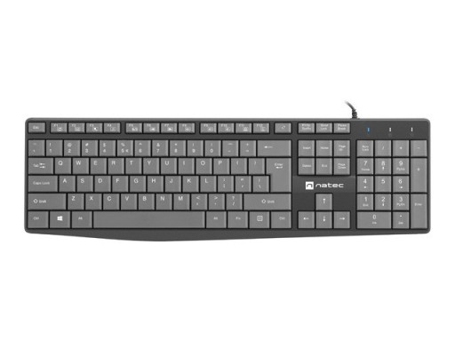 Klávesnica Nautilus US Slim 1,8 m čierna a sivá
