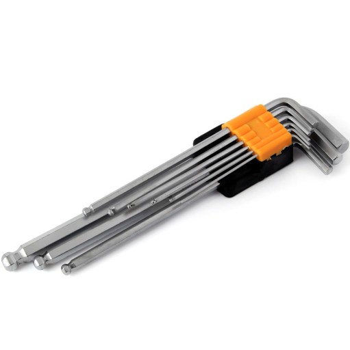 Dlhé imbusové kľúče, 9ks IMBUS 230MM