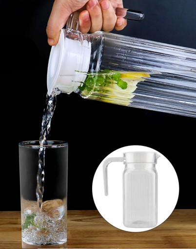 džbán s viečkom na VODU ŠŤAVU LIMONÁDOVÉ POHÁRKO 1,1L