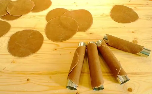 Formy na rúrky, formy na rúrky na cannoli, sada 10 kusov, jednoduché