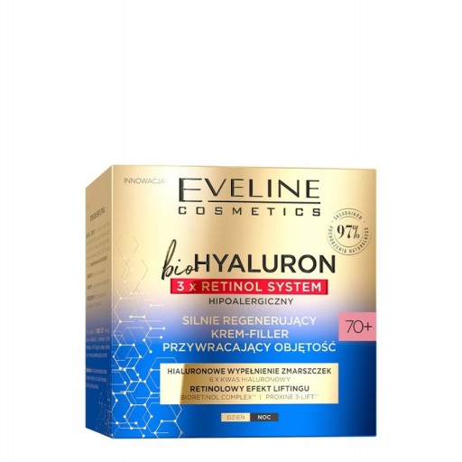 Eveline BioHyaluron Silne regeneračný krém-Fi...