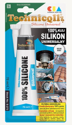 TECHNICQLL UNIVERZÁLNY SILIKÓN BIELY 70ML S-273