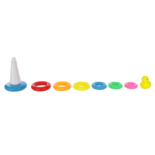 KAČIAČKA PYRAMÍDA S KOLESÁMI KAČICA MONTESSORI